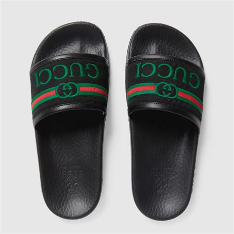 gucci slides big boys|cheap Gucci slides for kids.